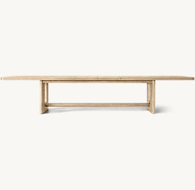 Brenna Rectangular Extension Dining Table – extension view