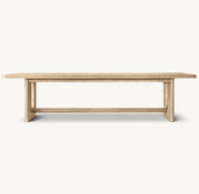 Brenna Rectangular Extension Dining Table – front view