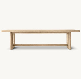 Brenna Rectangular Extension Dining Table – front view