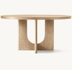 Brenna Round Dining Table – front view