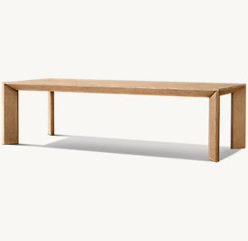 Arlo Rectangular Dining Table – angled view
