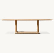 Bastian Rectangular Dining Table – front view