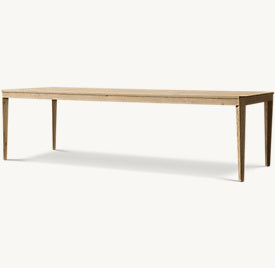 Delfin Rectangular Dining Table — Angled view