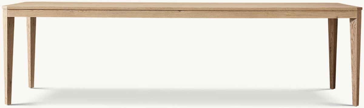 Delfin Rectangular Dining Table — Greige Oak