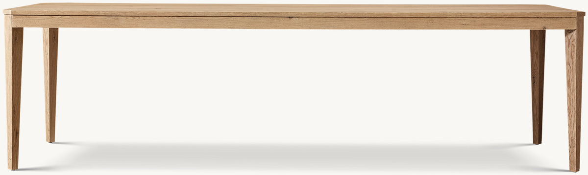 Delfin Rectangular Dining Table — Light Oak