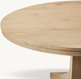 Delfin Round Dining Table — Top view