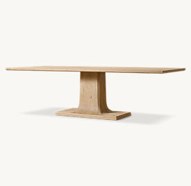 Evelin Rectangular Dining Table — Angled view