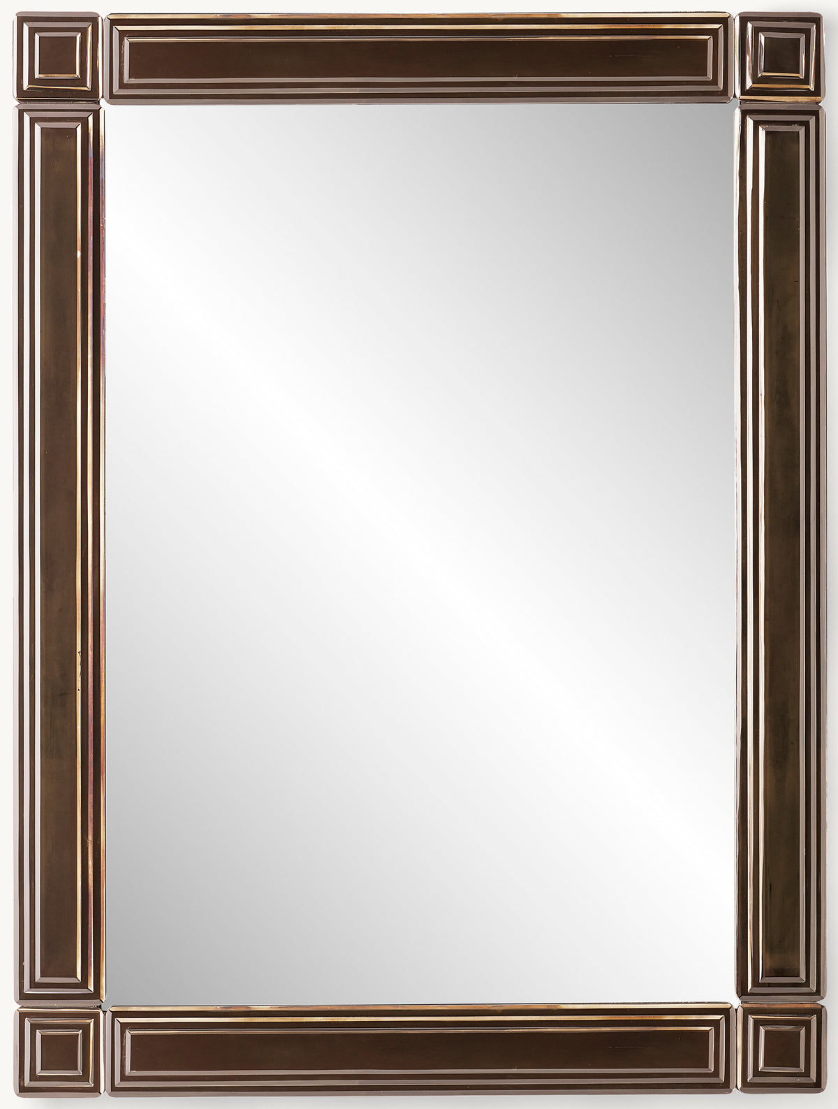 Stepped Glass Mirror – Amber