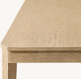 Delfin Rectangular Dining Table — Top view