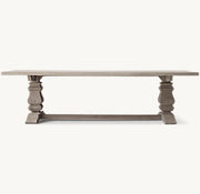 Loden Trestle Rectangular Dining Table – front view