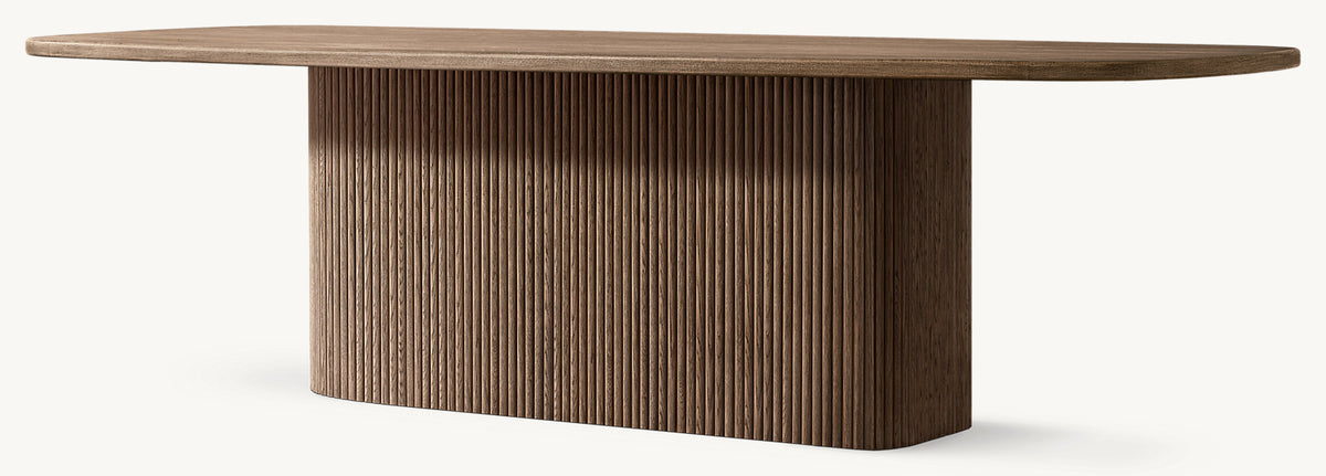 Marlow Pedestal Rectangular Dining Table