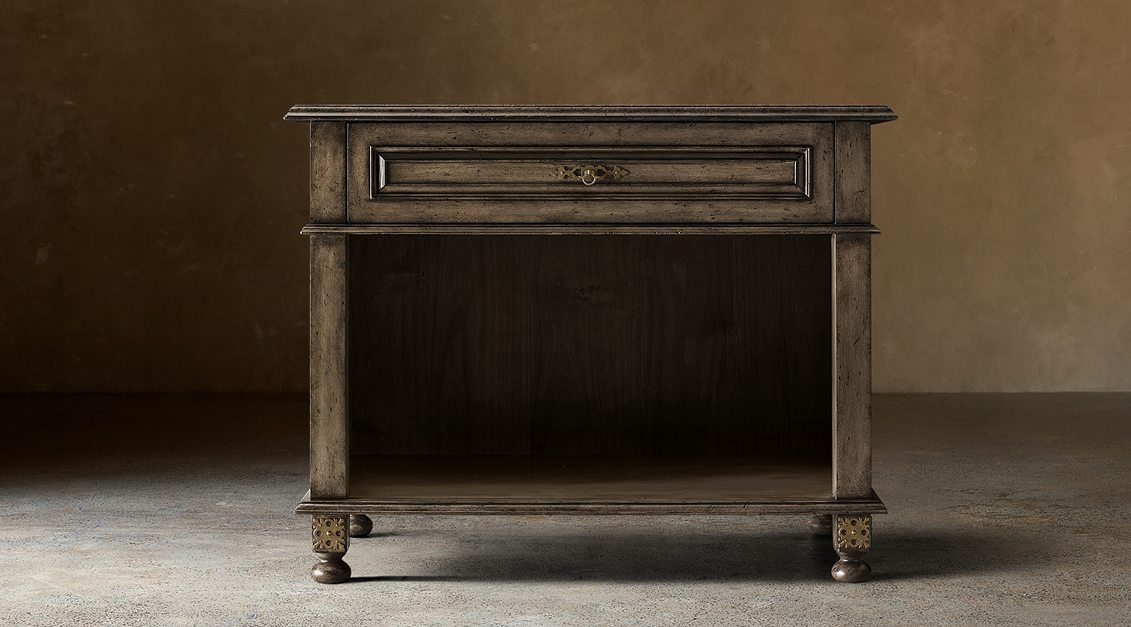 Paloma Open Nightstand – Smoke