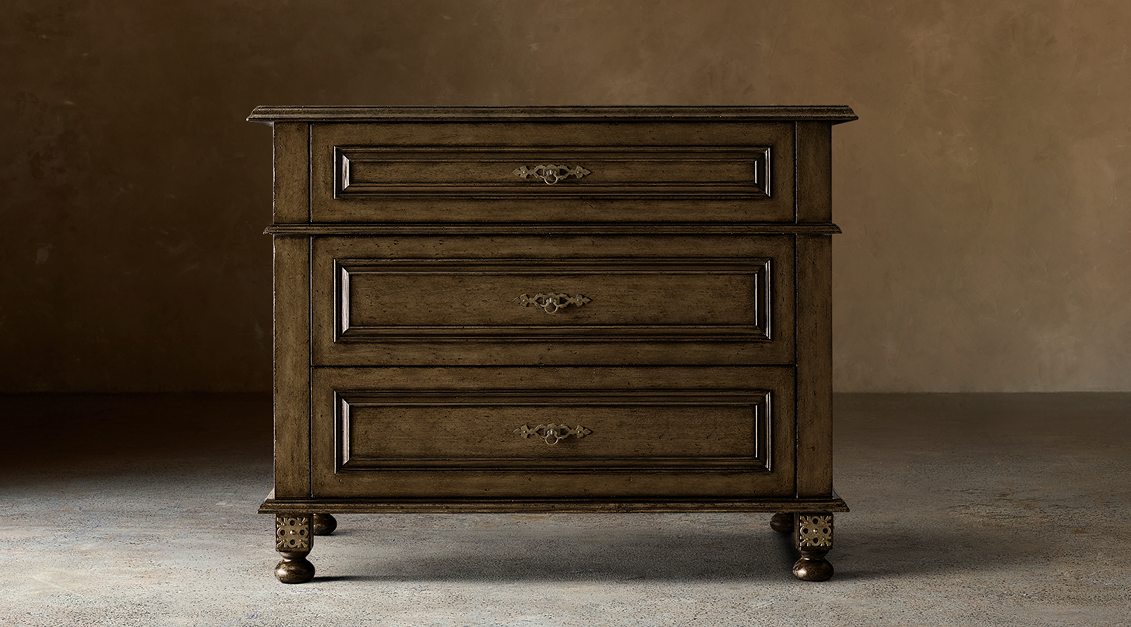 Paloma Closed Nightstand – Tobacco