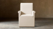 Vendôme Fabric Dining Armchair — Front view