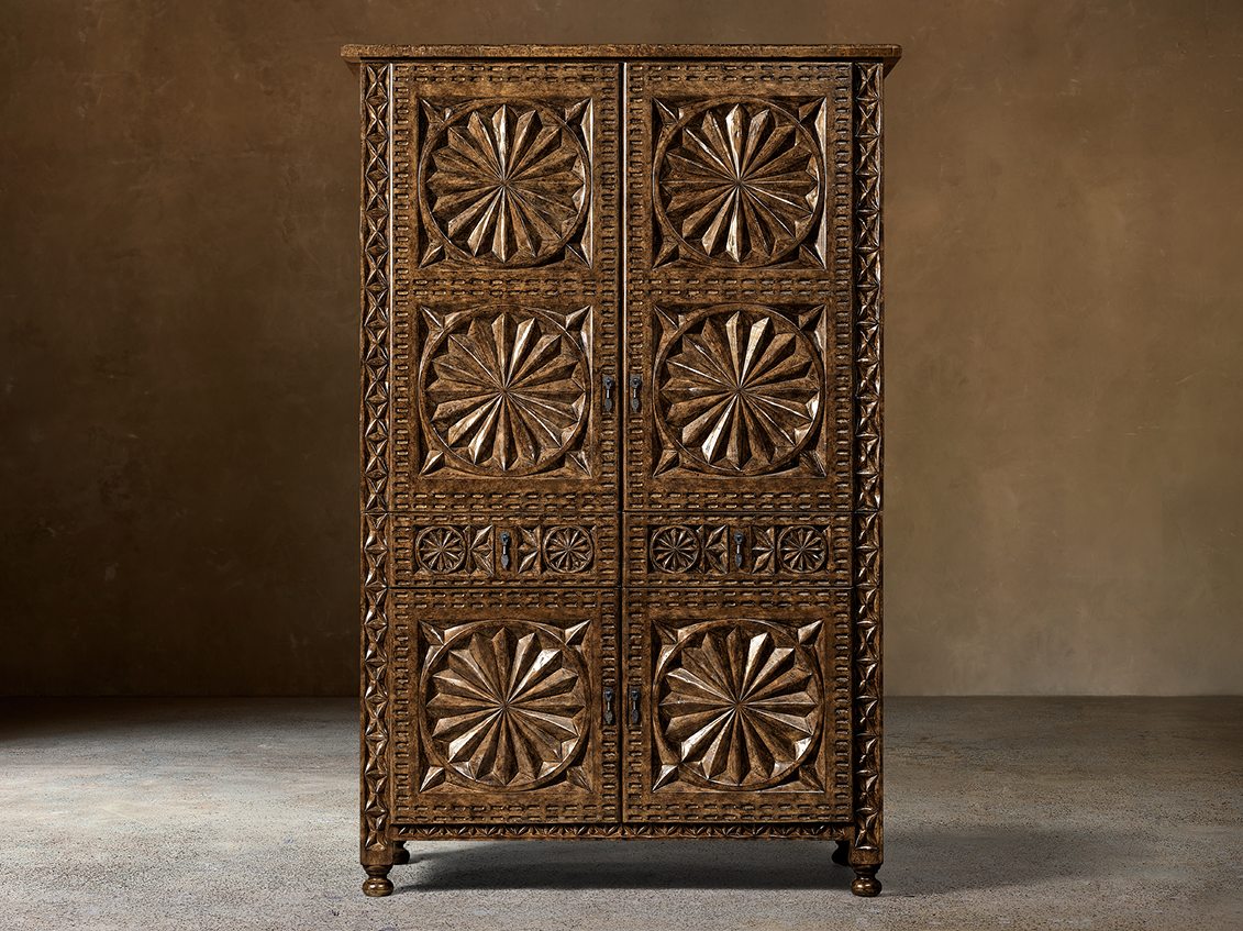 Valencia Bar Cabinet — Tobacco