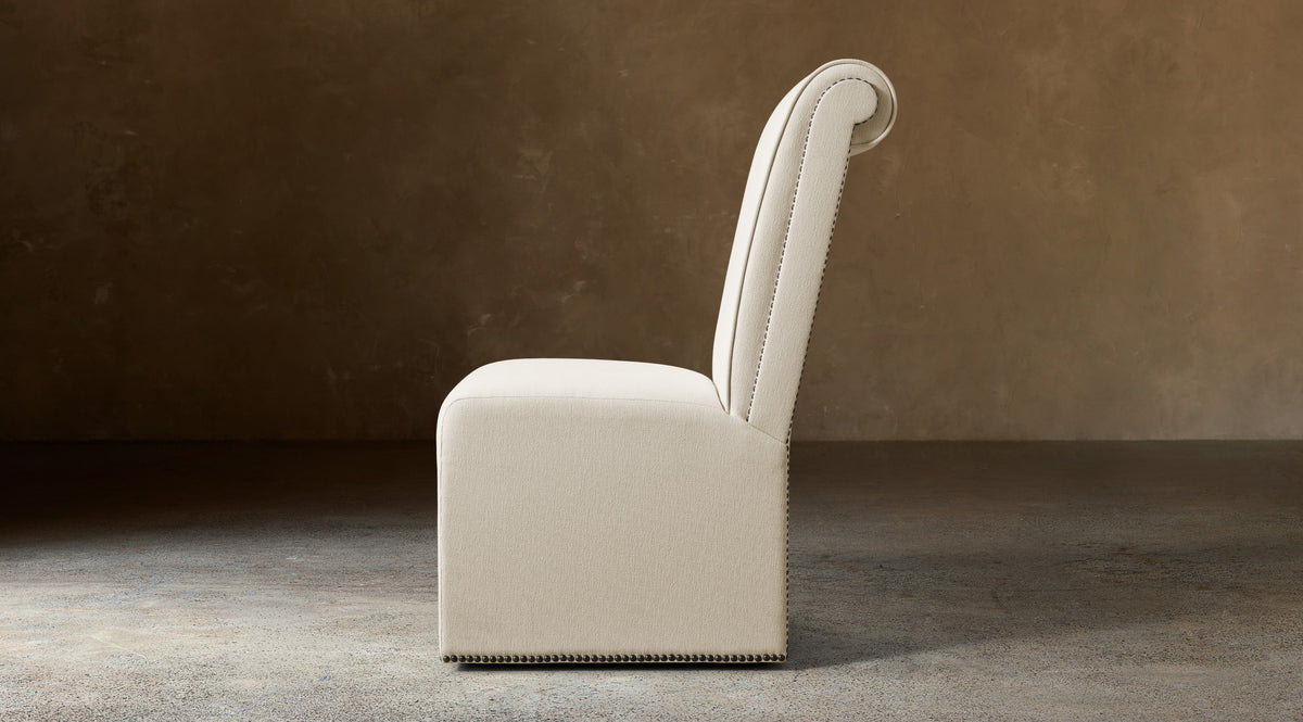 Vendôme Fabric Dining Side Chair — General view