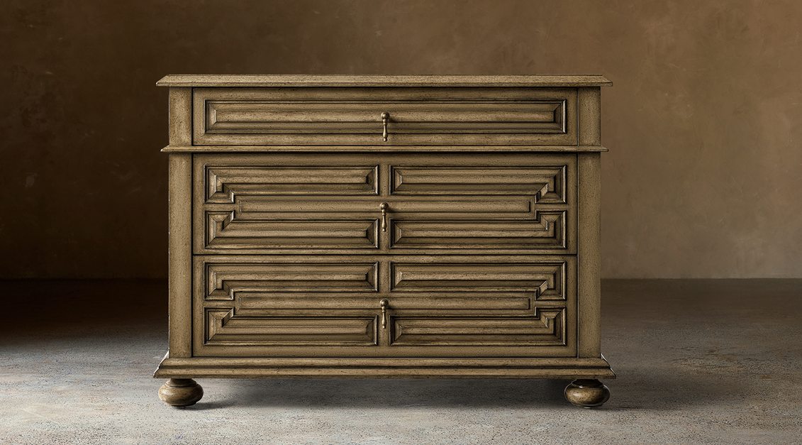 Barrosa Closed Nightstand – Taupe