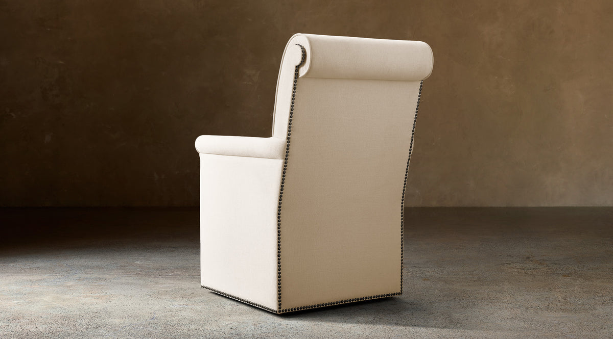 Vendôme Fabric Dining Armchair — General view