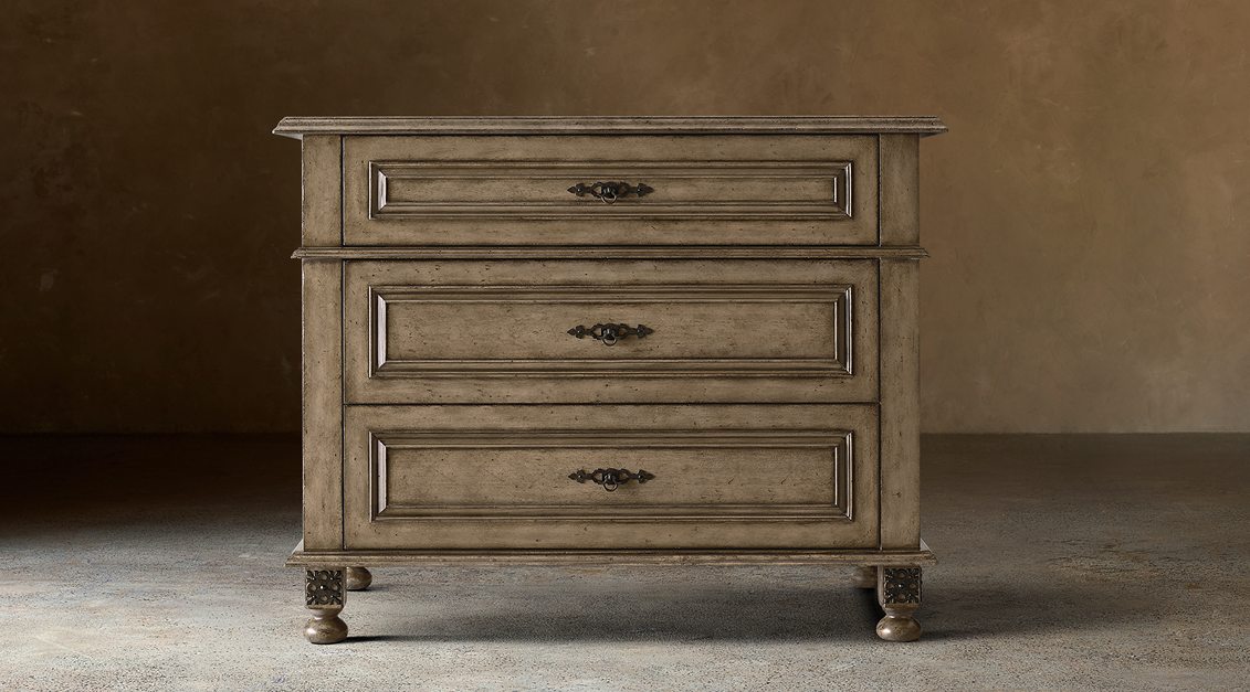 Paloma Closed Nightstand – Taupe