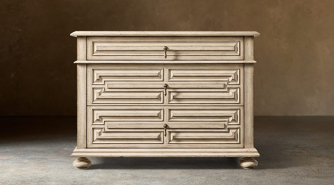 Barrosa Closed Nightstand – Bone