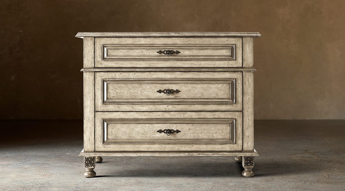 Paloma Closed Nightstand – Bone